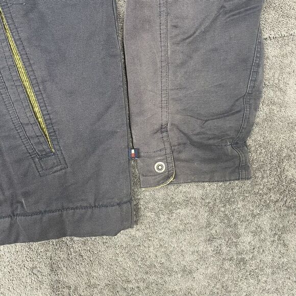 Vintage Tommy Hilfiger Jacket Men's L Blue Long Sleeve Chore Work 90s Faded - Picture 6 of 12